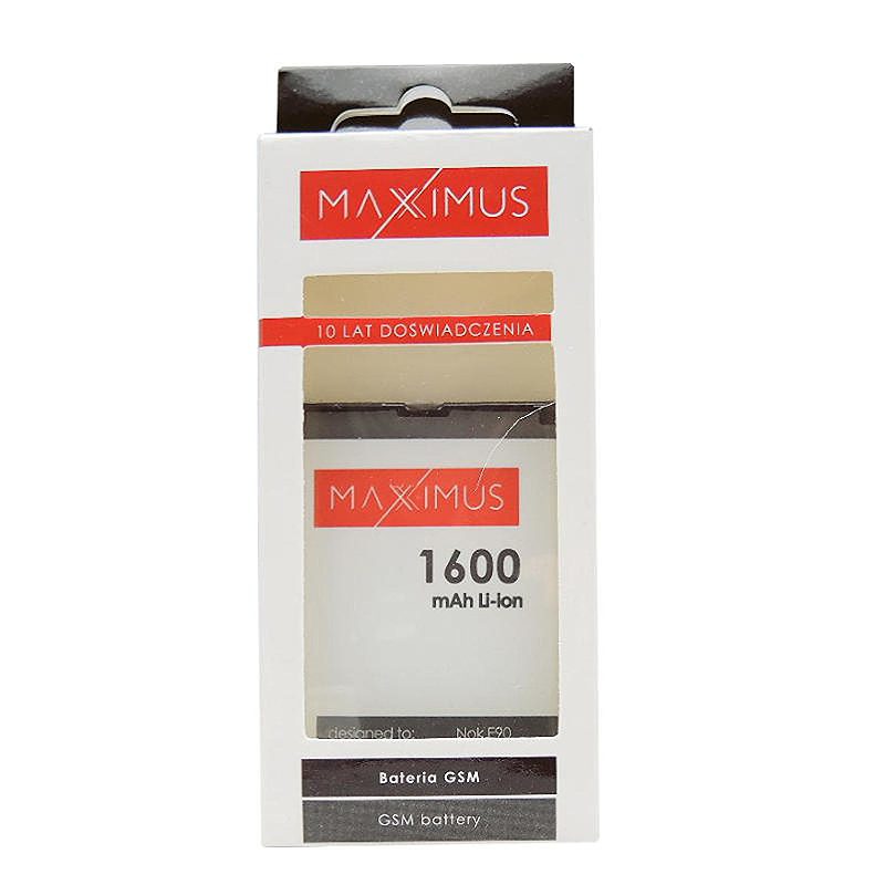 BAT. MAXXIMUS NOK E52/E90 1600 LIONE55/E63/E71/E72/N97 - Billede 5
